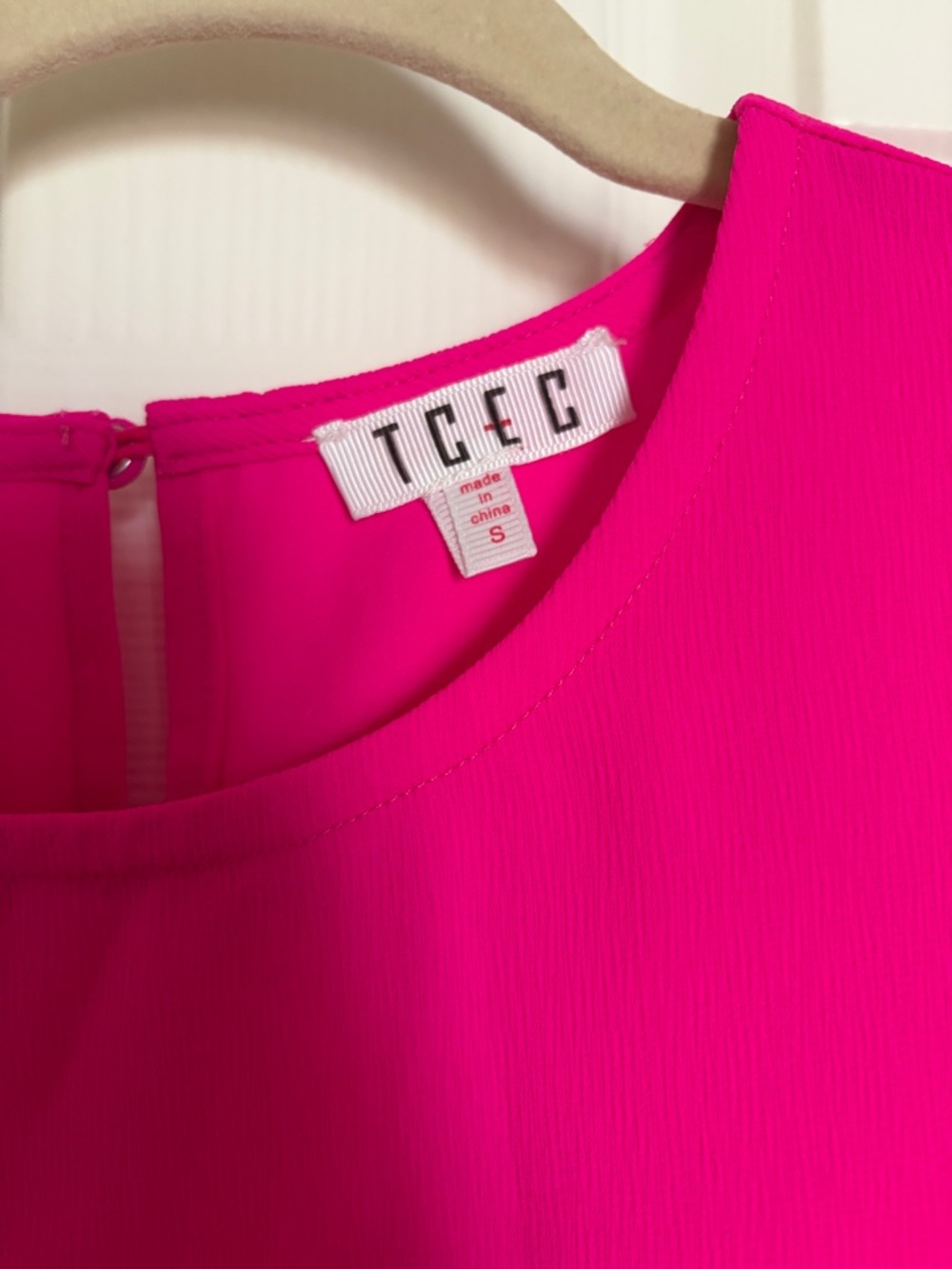 Hot Pink Studded Ruffle Dress - Picture 2 of 3